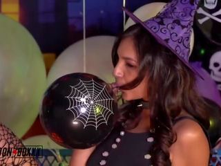 Enchantant witch minou carrera halloween ballon b2p - amateurboxxx
