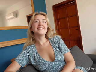 Fucking a exceptional blonde teen on vacation