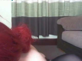 To ngực tóc đỏ webcam quả bóng nói đùa, miễn phí x xếp hạng video 9c