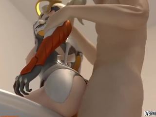 Mercy and other heroes getting burungpun banged deeply: xxx clip ab