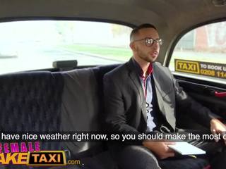 Female Fake Taxi Stud gets Balls Deep in alluring Drivers