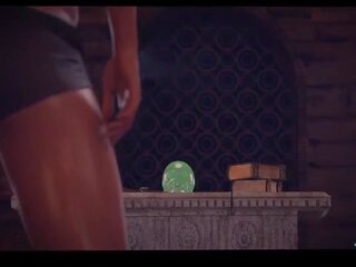 Lara croft un the skuķis skull