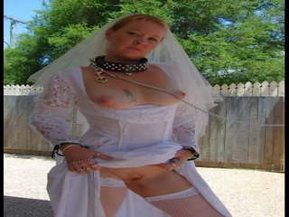 เจ้าสาว ใน ปลอกคอ & chains ระยำ ใน งานแต่งงาน ชุดกระโปรง: เพศ คลิป b6