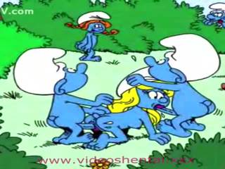 Smurf XXX Pitufos porno adult video