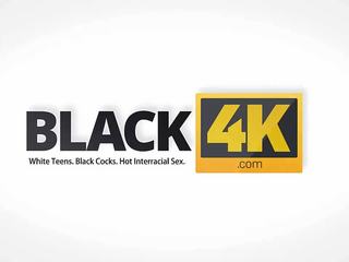 Black4k super-hot μαύρος/η επί άσπρος/η βρόμικο συνδετήρας σκηνή happened στο