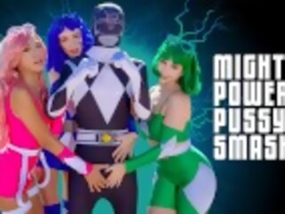 The mighty power amjagaz smashers are here to bring justice to the world in the sexiest way possible