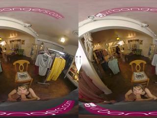 VRBangers captivating feature Kimmy Granger getting pounded at the clothes store VR