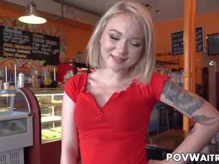 Cilik waitress dakota skye wants customers cum in mouth