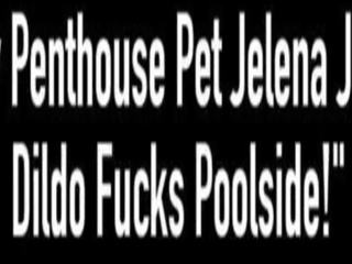 Cycate penthouse pet jelena jensen dildo pieprzy przy basenie!