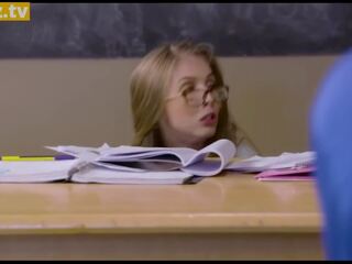 학교 귀염둥이 레나 폴 이다 데 섹스 영화 에 그녀의 최후의 시험, ebrazz.tv