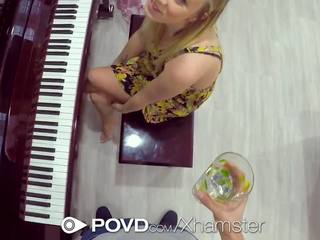 Povd pirang piano mahasiswa seduced by guru: free bayan clip 29