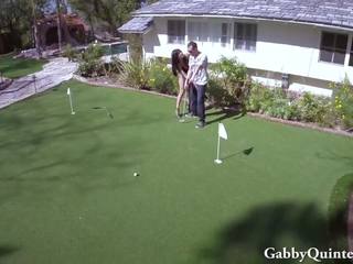 Latina whore gets Banged on the Golf Course