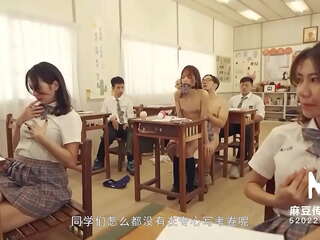 Trailer-mdhs-0009-model خيالي جنسي درس school-midterm exam-xu lei-best أصلي آسيا قذر قصاصة فيلم