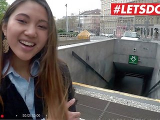 LETSDOEIT - Charlie Dean Picks up and Asian Tourist and produces her Squirt