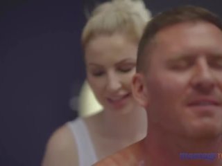 Massage Rooms Big Tits Blonde Georgie Lyall grand Oily Fuck and Creampie