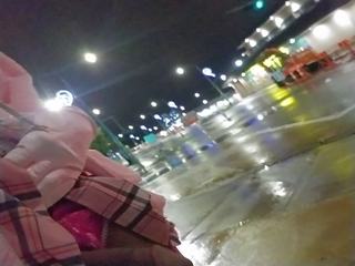 Masturbim në rozë në rrugë