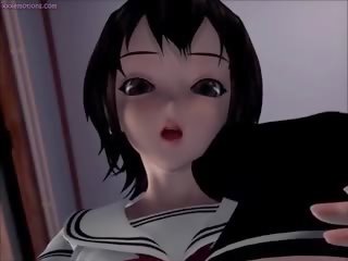 Animated Teen Doll Gets Rammed Fast