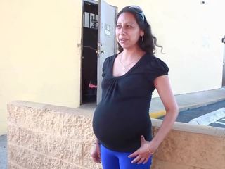 Shtatzënë street-41 vjet i vjetër me second pregnancy: seks f7