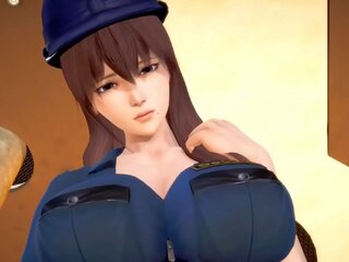 Policewoman trabajando con amor 3d hentai 69