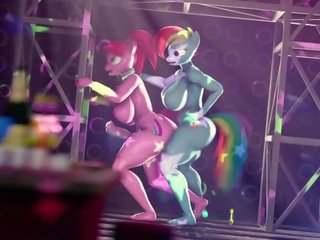 Futa Rainbow Dash Twerk Club [ScrewingWithSFM]