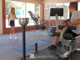 PASSION-HD just after school gym fuck with school girlfriend Lilly Ford