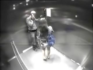 अजनबी बेकार है लड़कियों में elevator