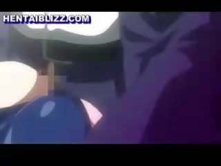 Sortudo hentai camarada fodido vários tempo anime coeds