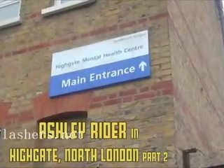 Erotic Ashley Rider flashing London and public exhib