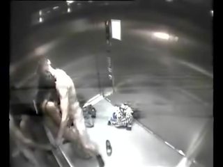 Stranger fucks girls in elevator