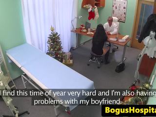 Euro amateur bentover and fucked by surgeon