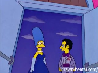 Simpsons x rated film - Marge and Artie afterparty