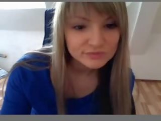 Alemão bela jovem grávida em webcam parte um