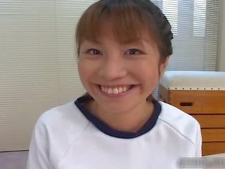 جذاب اليابانية ابنة مص لها doktors