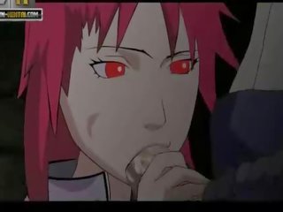 Naruto x rated clip Karin comes Sasuke cums