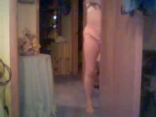 My Mom Undressing To Go To Bed. Hidden Cam