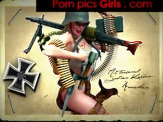 Navy girls in uniforms of the tentara dhuwur definisi clip new !