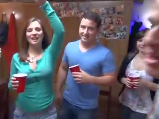 Tremendous college party with very drunk students